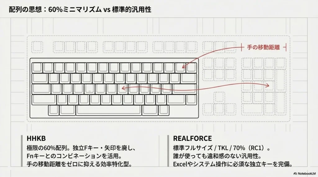 realforce vs hhkb 5